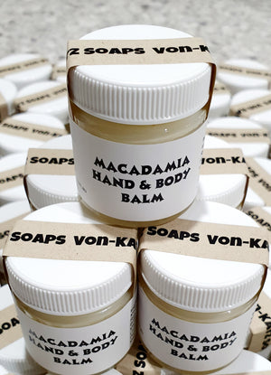 Macadamia Hand & Body Balm 30gr Net. (w. Essential Oils)