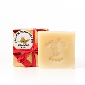 Organic Hemp Seed Oil Shampoo Bars (Fragrance Free)
