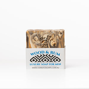 Wood & Rum Luxury Soap for Men