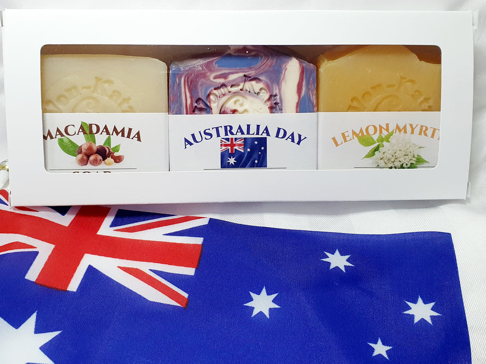 AUSTRALIANA COLLECTION Pack 1 (3 Pack of Soaps) Vegan friendly