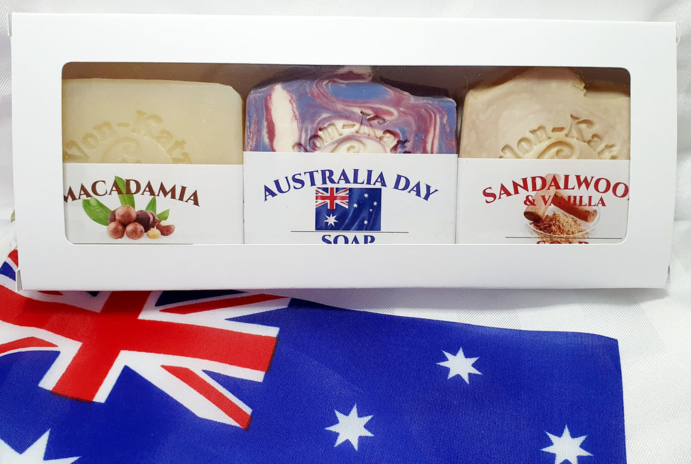 
            
                Load image into Gallery viewer, AUSTRALIANA COLLECTION Pack 2 (3 Pack of Soaps) Vegan friendly
            
        